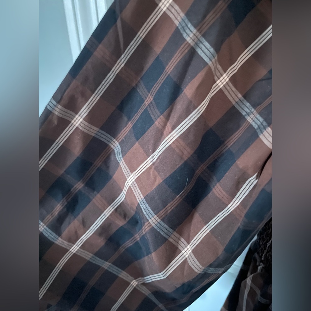 J.Crew Smocked Puff-sleeve Dress in Friday Plaid - Picture 6 of 7